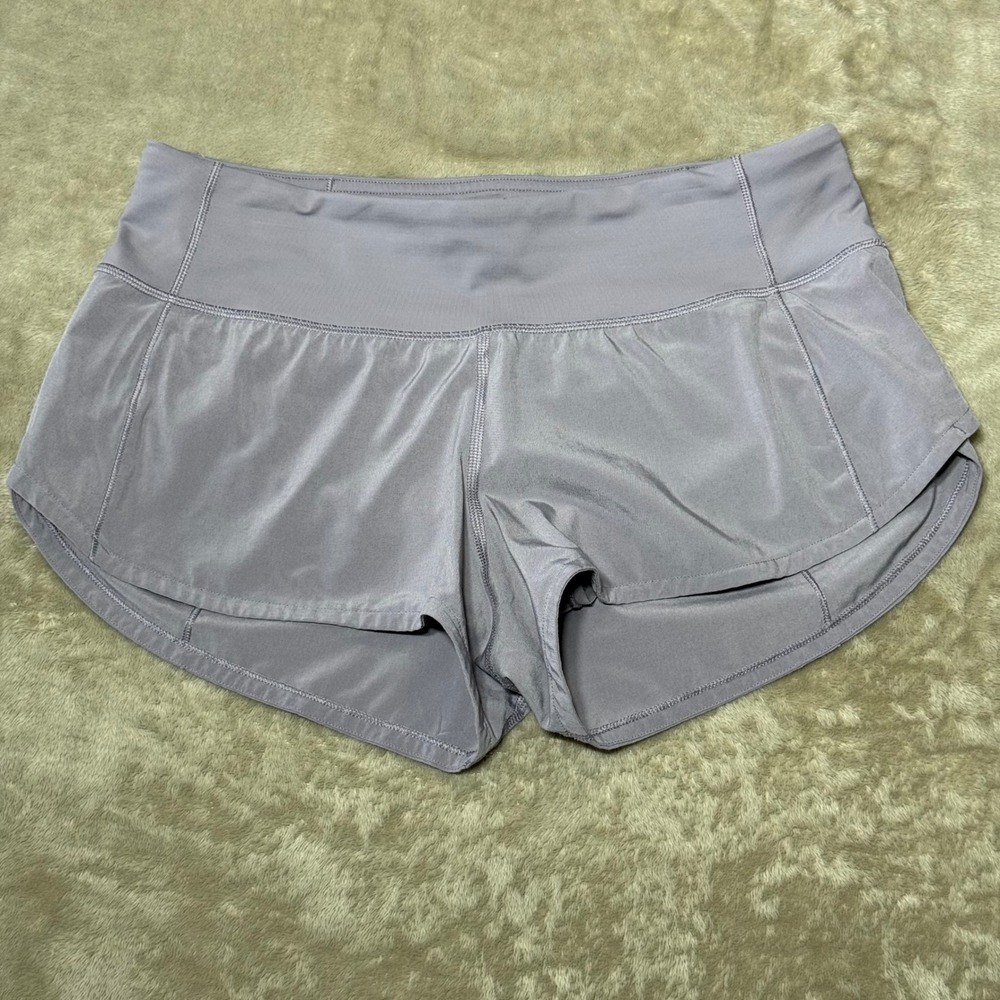 Lululemon Speed Up Low-Rise Lined Running Shorts Light Purple Mauve Size 4